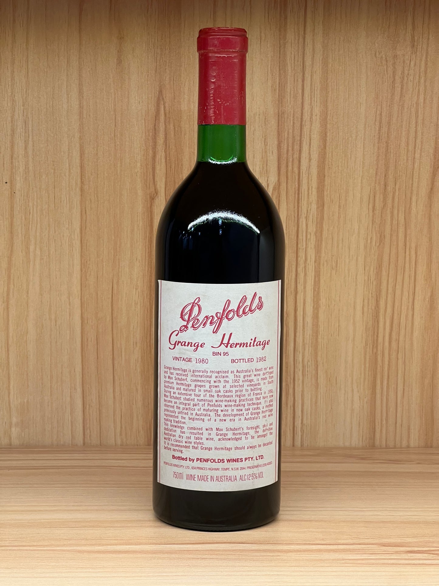 1980 Penfolds Bin 95 Grange Shiraz 750ml