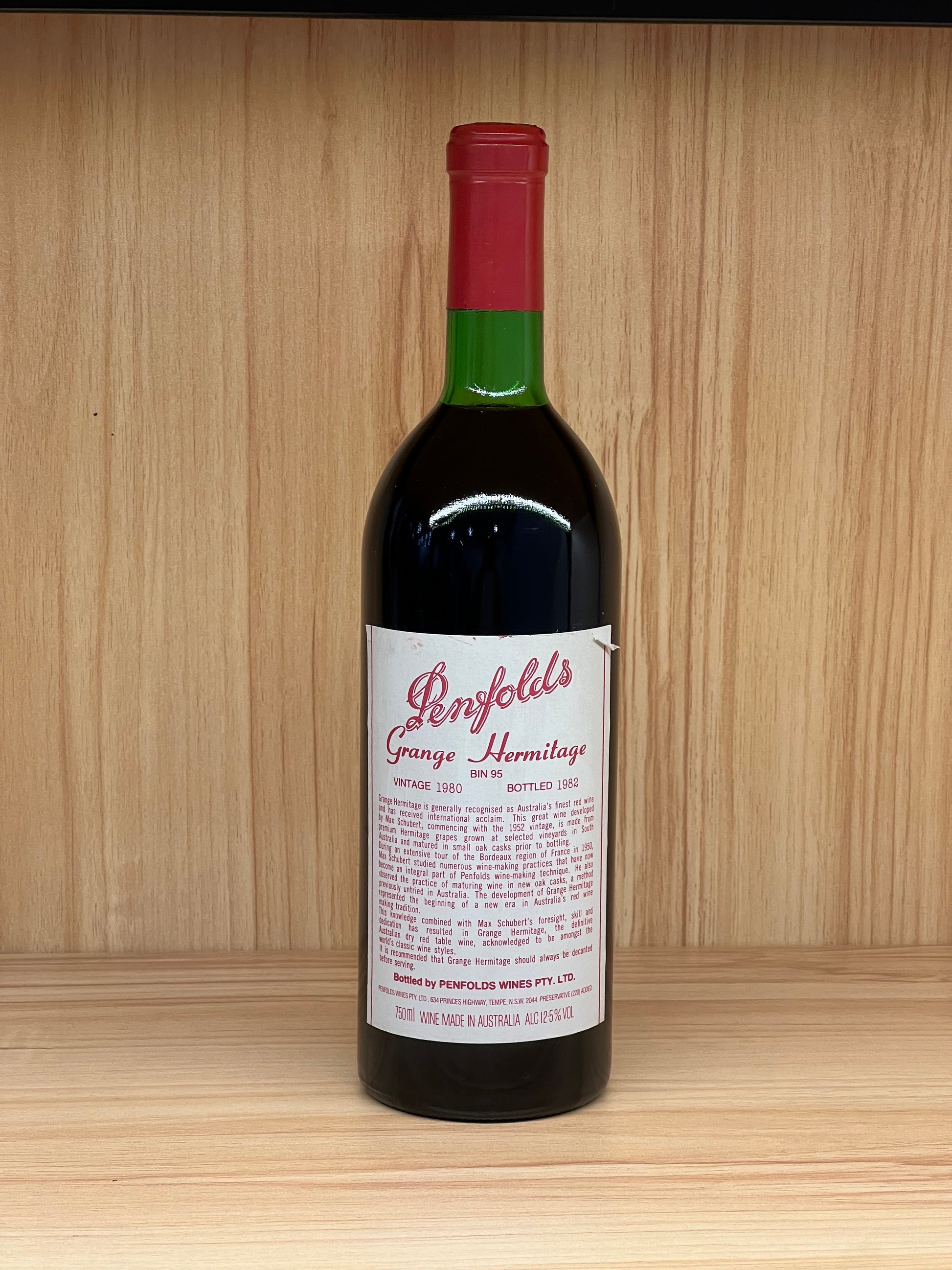 1980 Penfolds Bin 95 Grange Shiraz 750ml