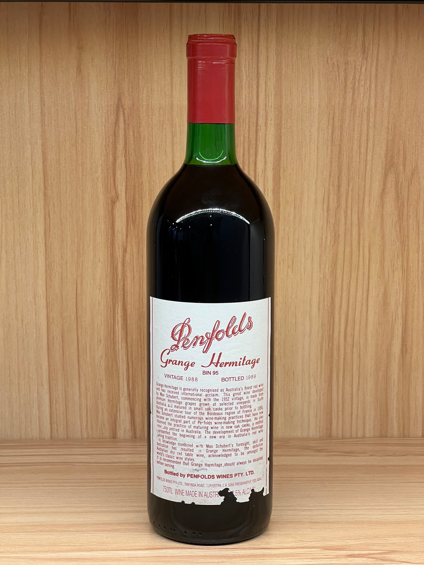 1988 Penfolds Bin 95 Grange Shiraz 750ml