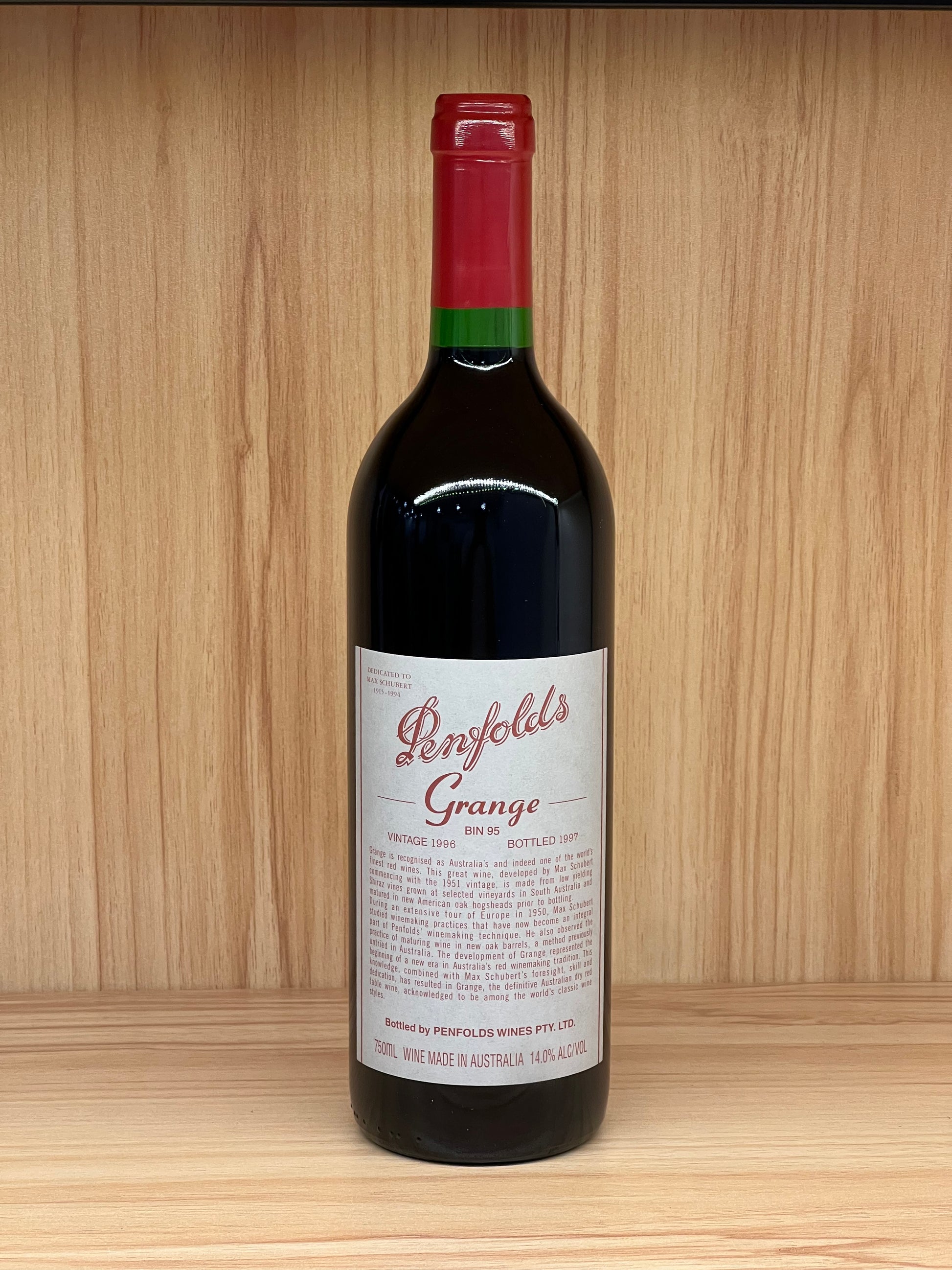 1996 Penfolds Bin 95 Grange Shiraz 750ml