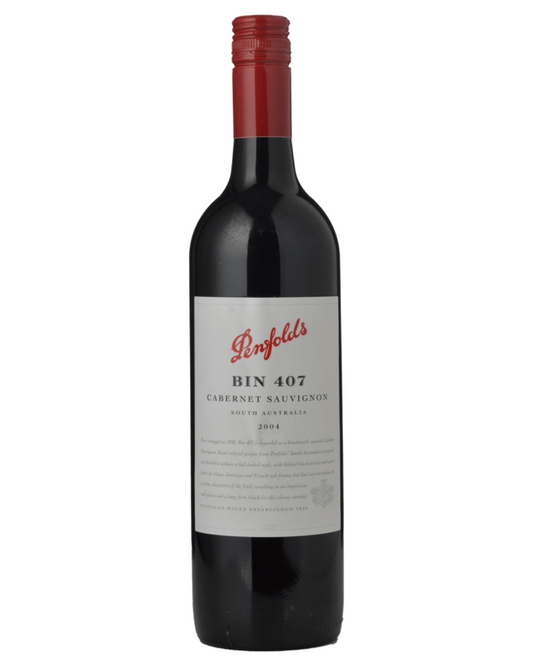 2004 Penfolds Bin 407 Cabernet Sauvignon 750ml