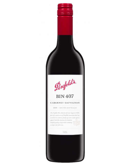 2009 Penfolds Bin 407 Cabernet Sauvignon 750ml