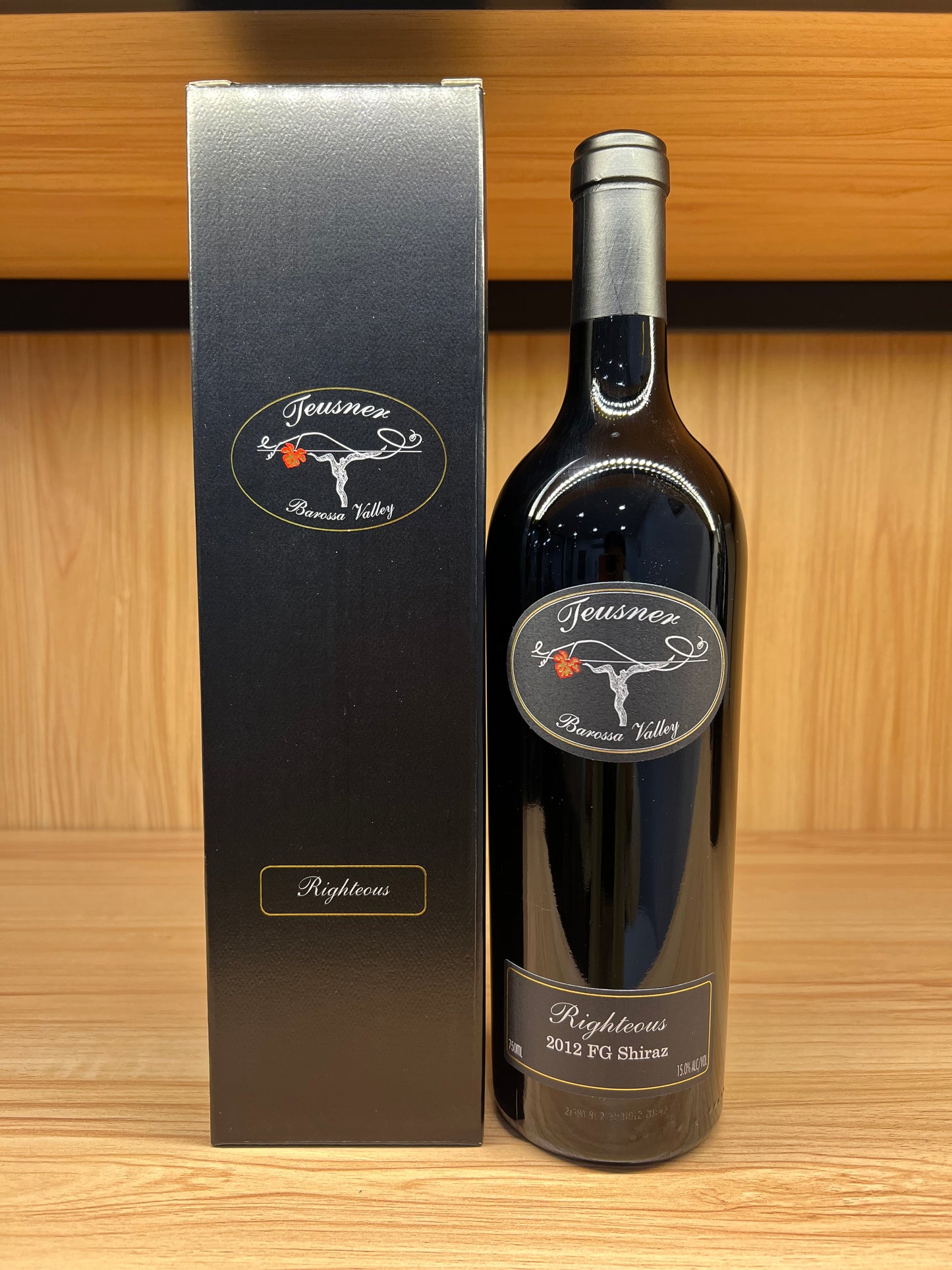 2012 Teusner Righteous FG Shiraz 750ml Gift Box