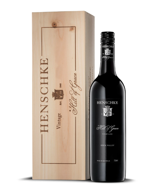 2019 Henschke Hill of Grace Shiraz 750ml Original Wood Box