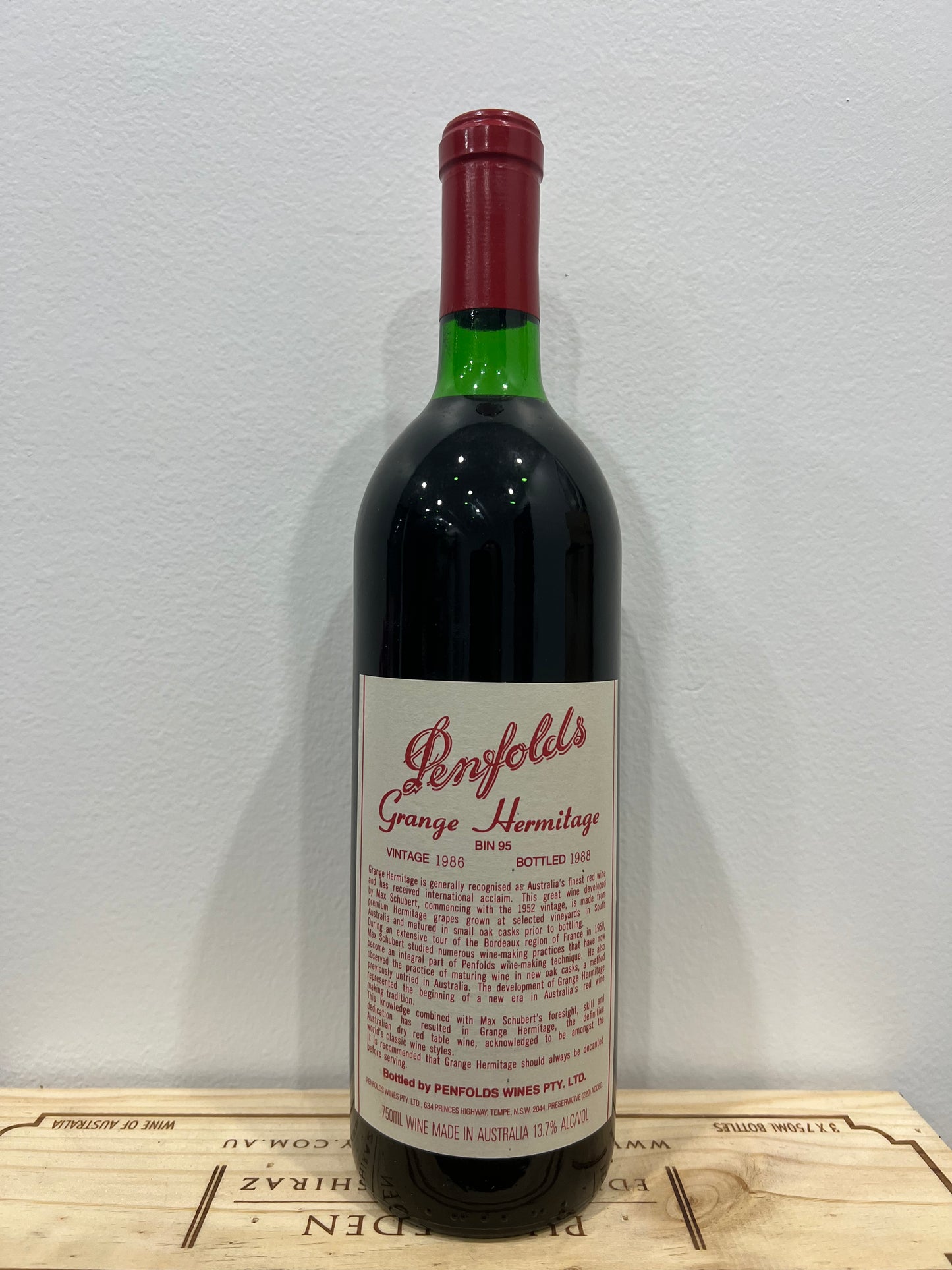 1986 Penfolds Bin 95 Grange Shiraz 750ml