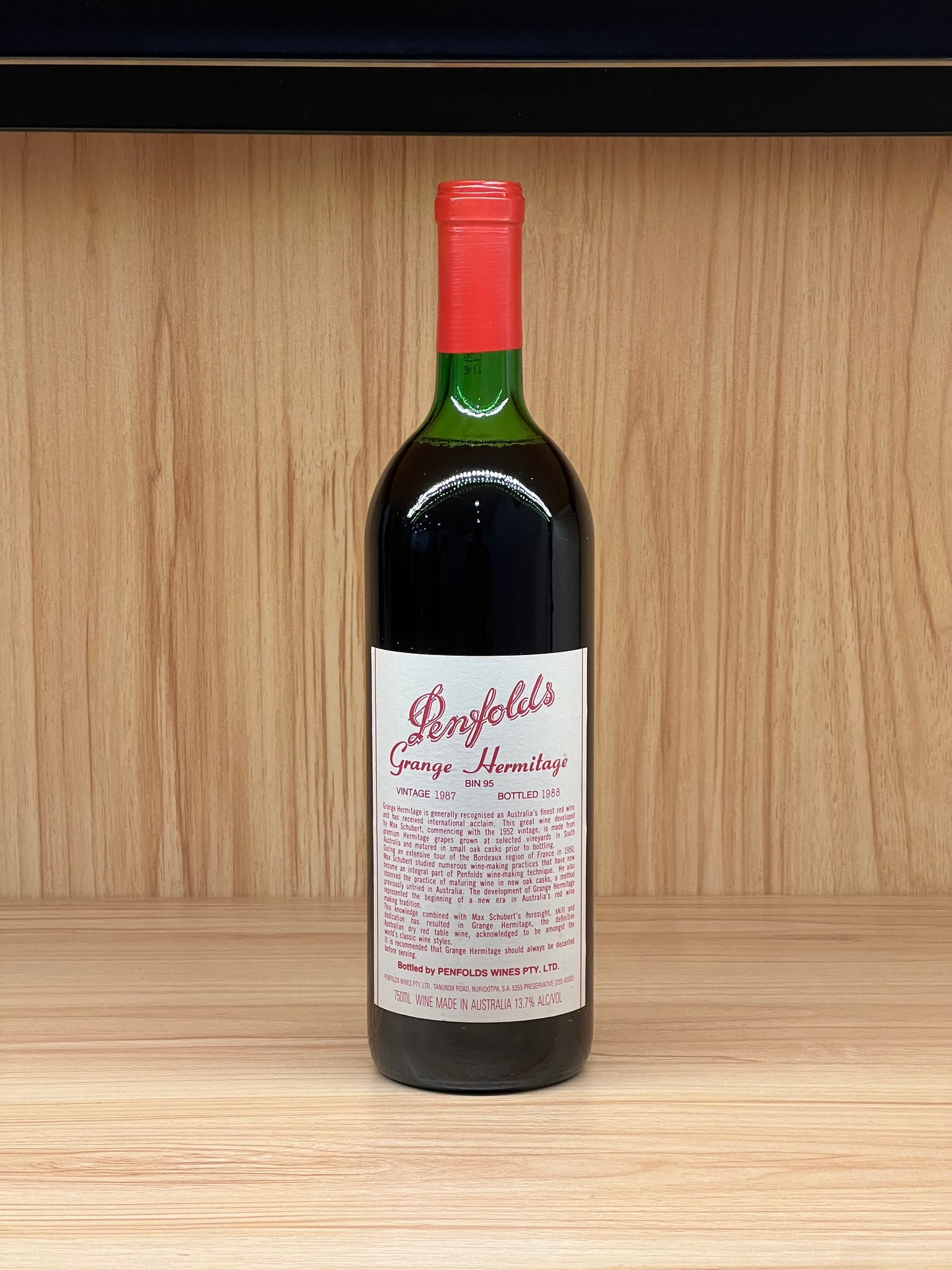 1987 Penfolds Bin 95 Grange Shiraz 750ml