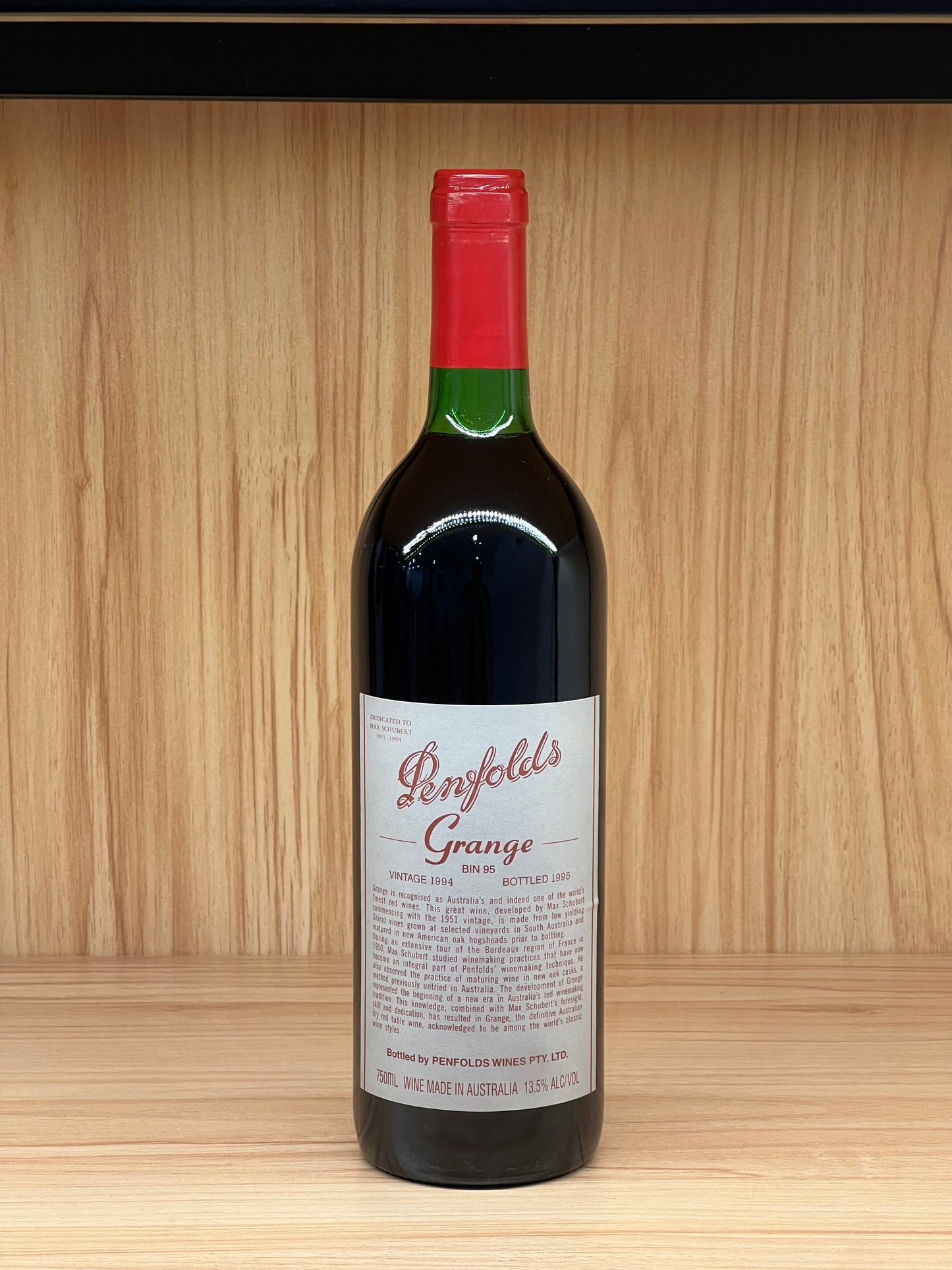 1994 Penfolds Bin 95 Grange Shiraz 750ml