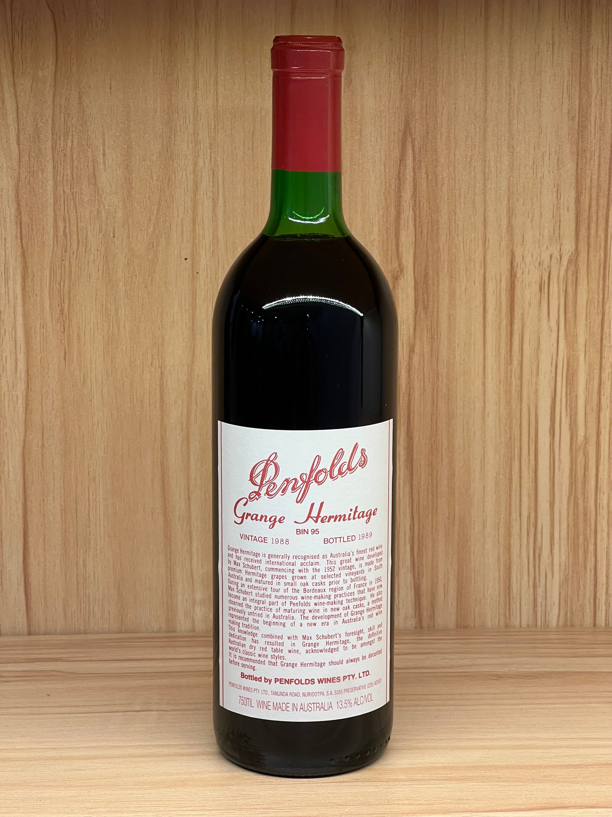 1988 Penfolds Bin 95 Grange Shiraz 750ml