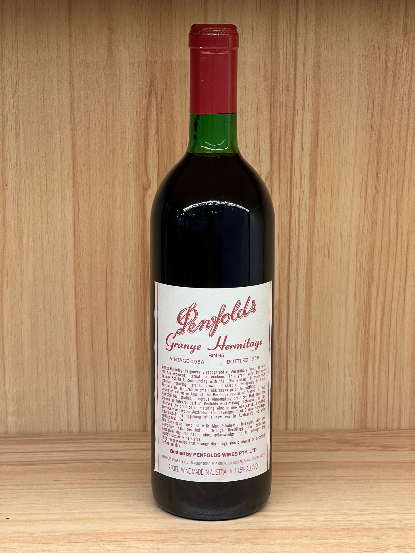 1988 Penfolds Bin 95 Grange Shiraz 750ml