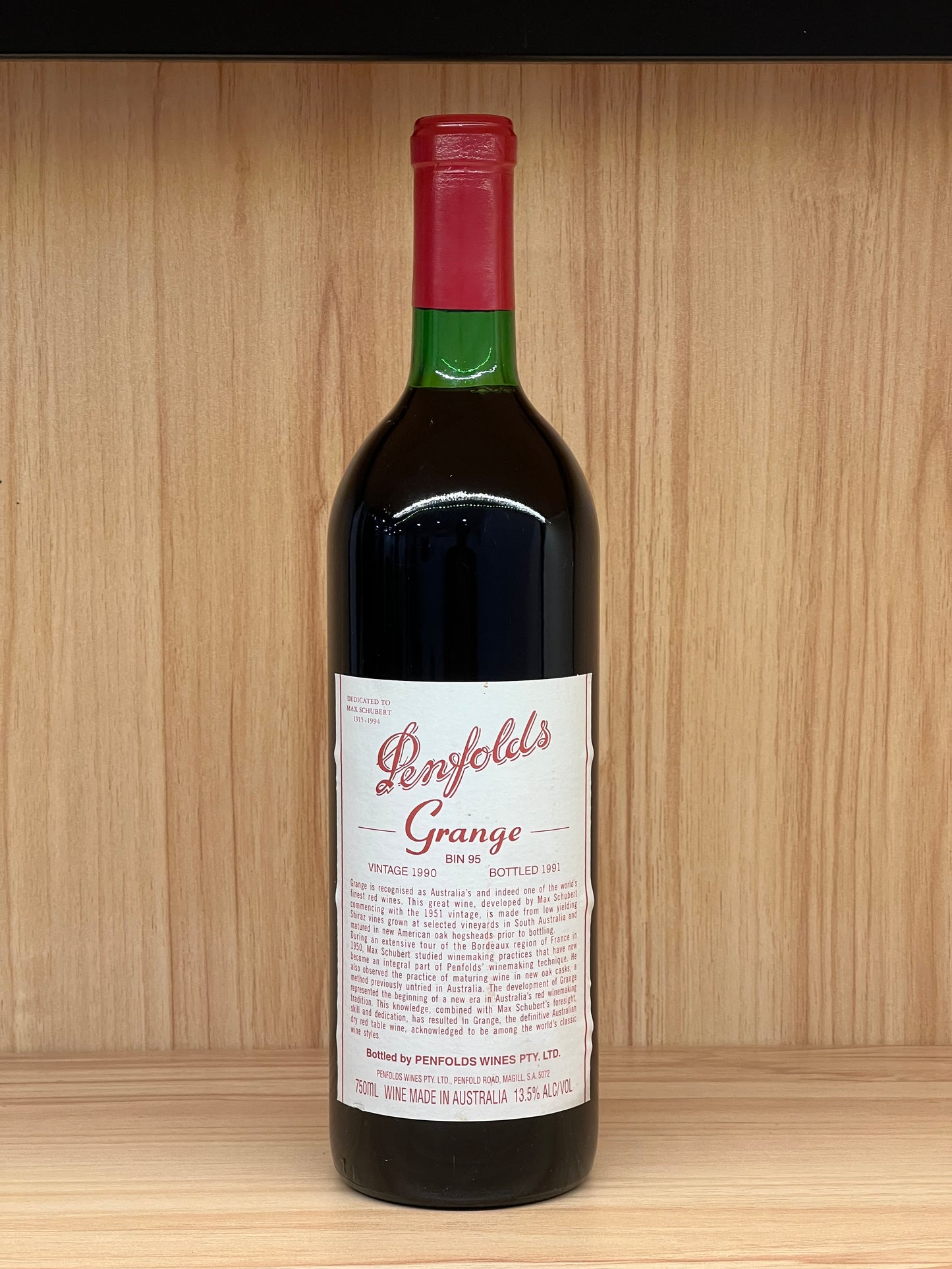 1990 Penfolds Bin 95 Grange Shiraz 750ml