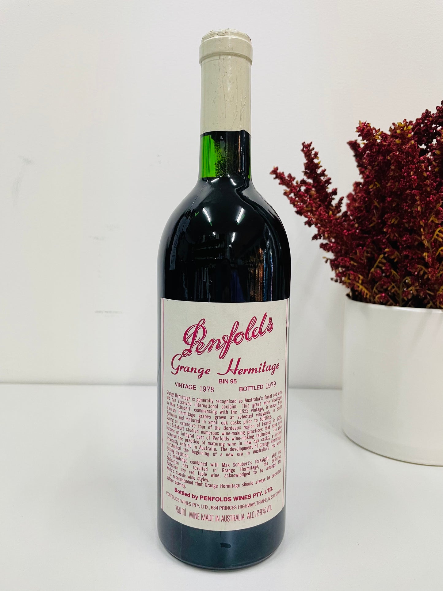 1978 年 Penfolds Bin 95 Grange Shiraz 750 毫升