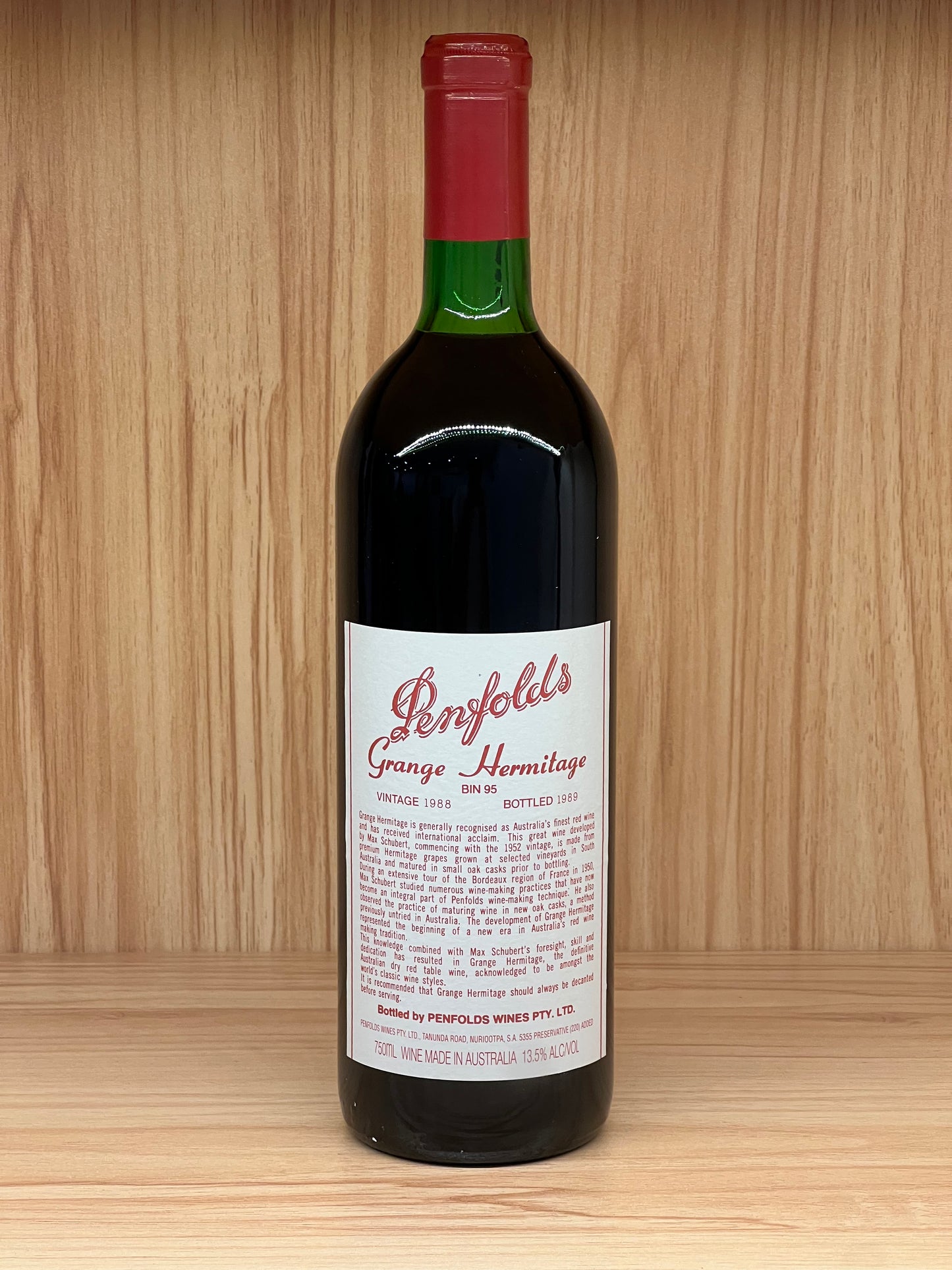 1988 Penfolds Bin 95 Grange Shiraz 750ml