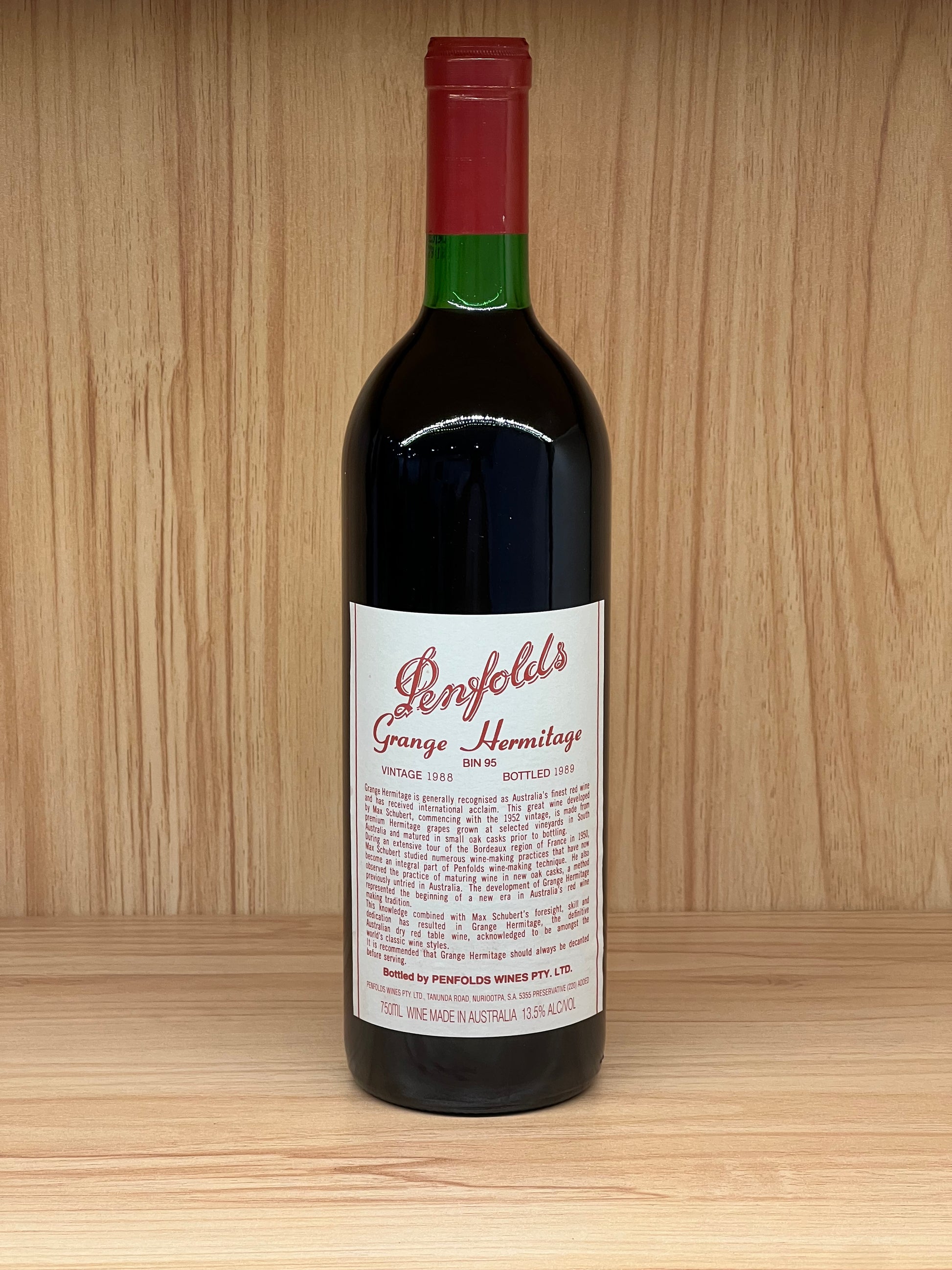 1988 Penfolds Bin 95 Grange Shiraz 750ml