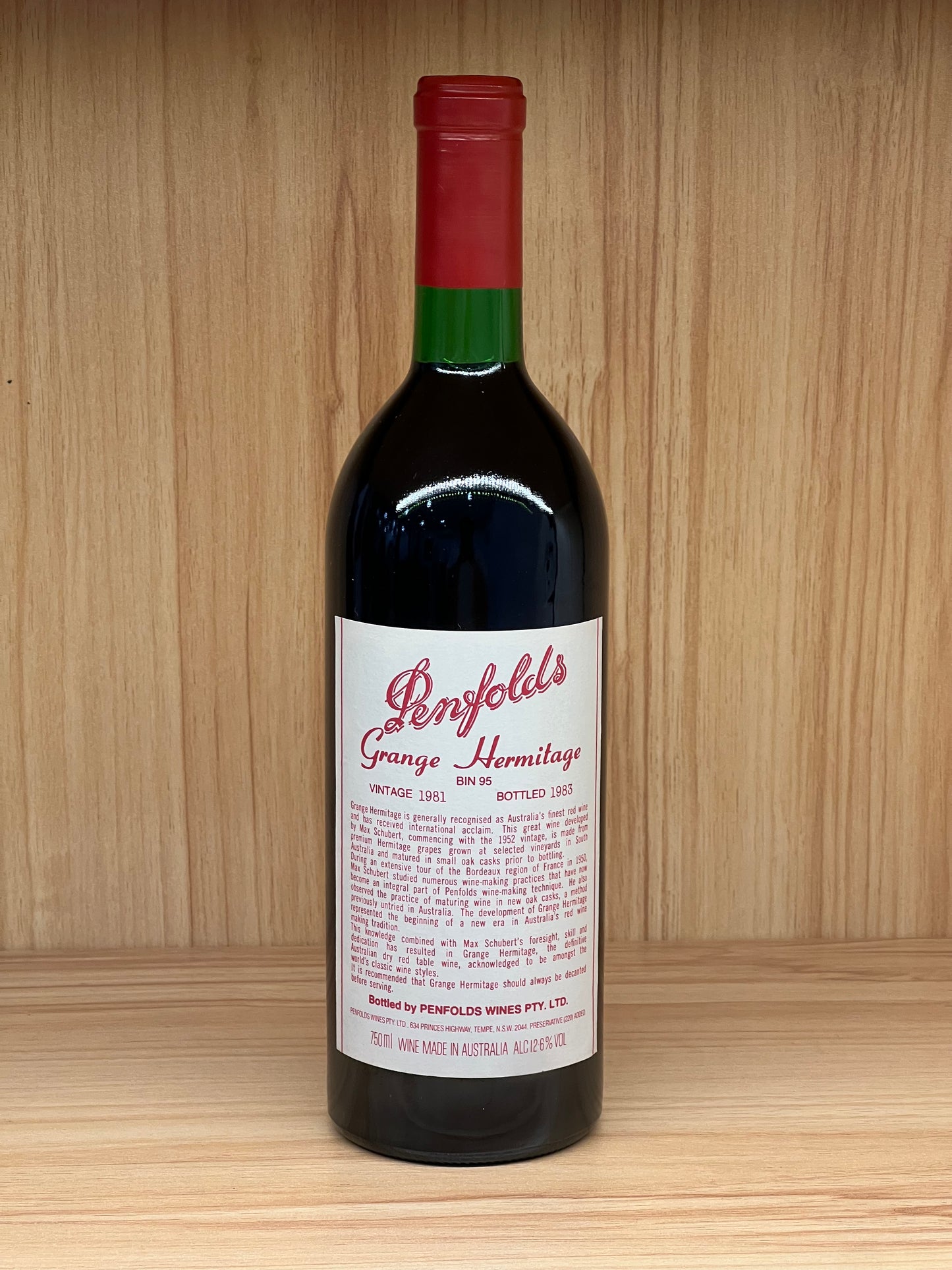 1981 Penfolds Bin 95 Grange Shiraz 750ml