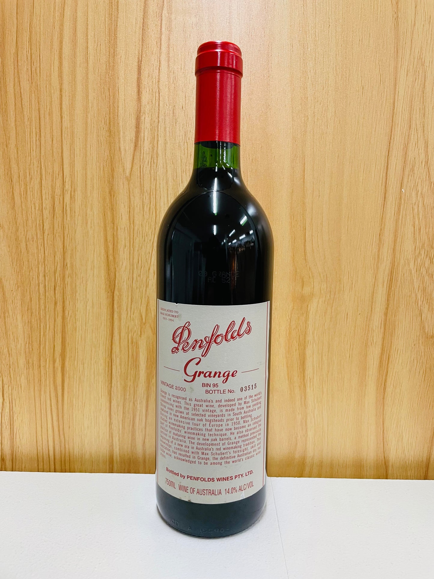 2000 Penfolds Bin 95 Grange Shiraz 750ml