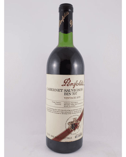 1979 Penfolds Bin 707 Cabernet Sauvignon 750ml