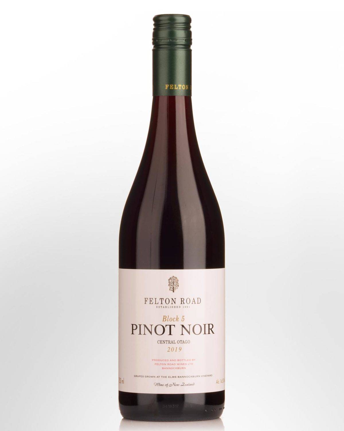 2019 Felton Road Block 5 Pinot Noir 750ml