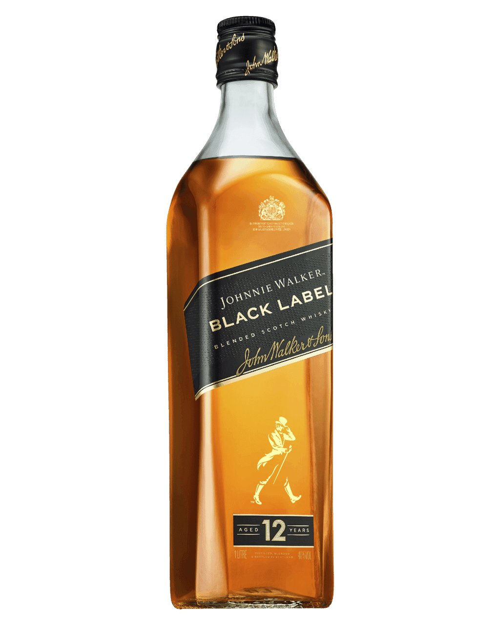 Johnnie Walker Black Label Blended Scotch Whisky 1L