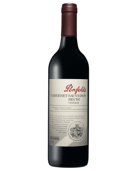 1999 Penfolds Bin 707 Cabernet Sauvignon 750ml