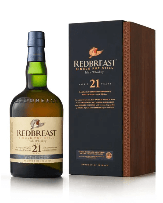 Redbreast 21 Year Old Single Pot Still Irish Whiskey 700ml